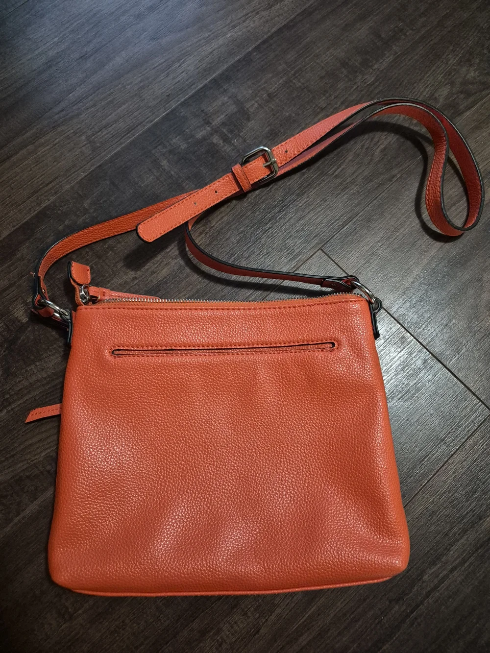 Dana Buchman Bright Orange Crossbody Bag